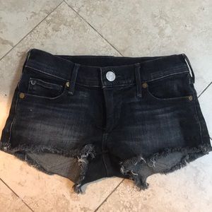 True Religion Black Shorts